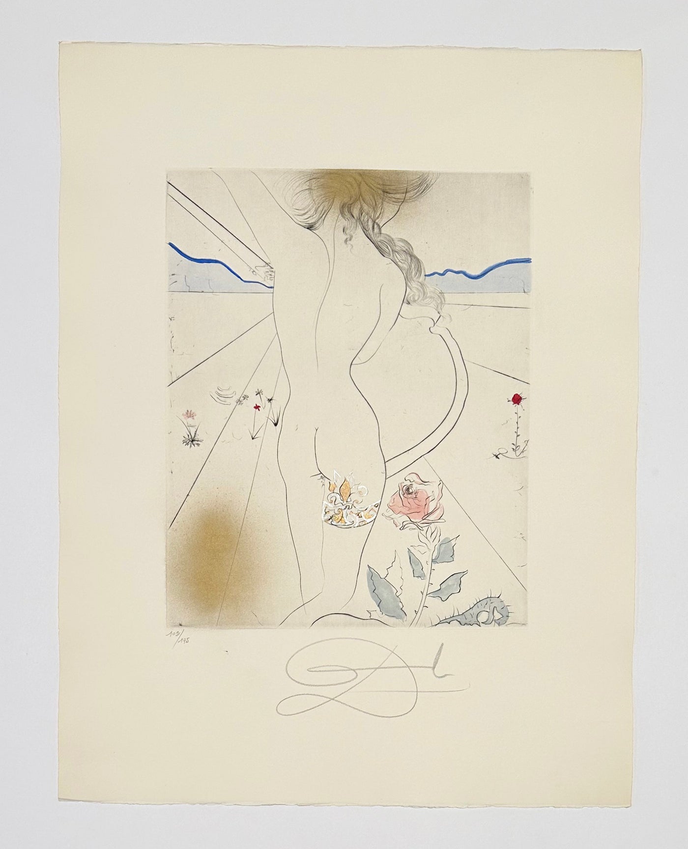 Salvador Dali Woman with the garter (Field 69-13K) 1969