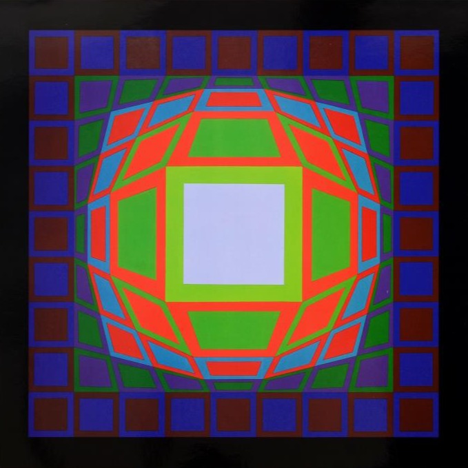 Victor Vasarely GYEMANT 1971