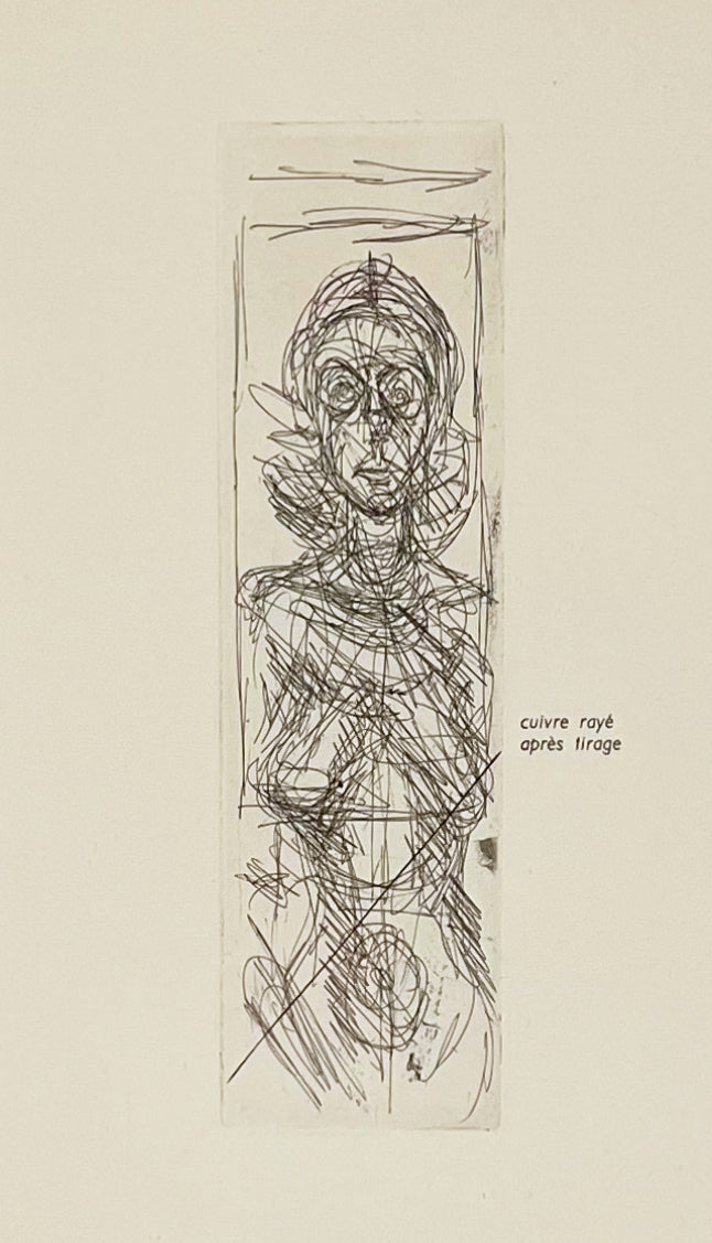 Alberto Giacometti Annette Facing Front (Lust 62) 1956