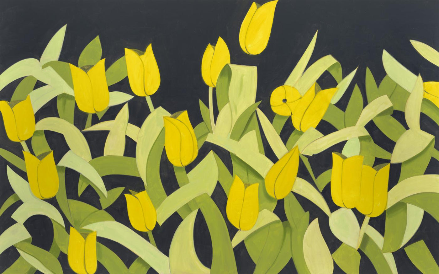 Alex Katz Yellow Tulips 2014