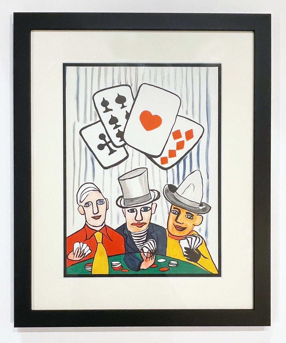 Alexander Calder Card Players (Derriere le Miroir #212) 1975