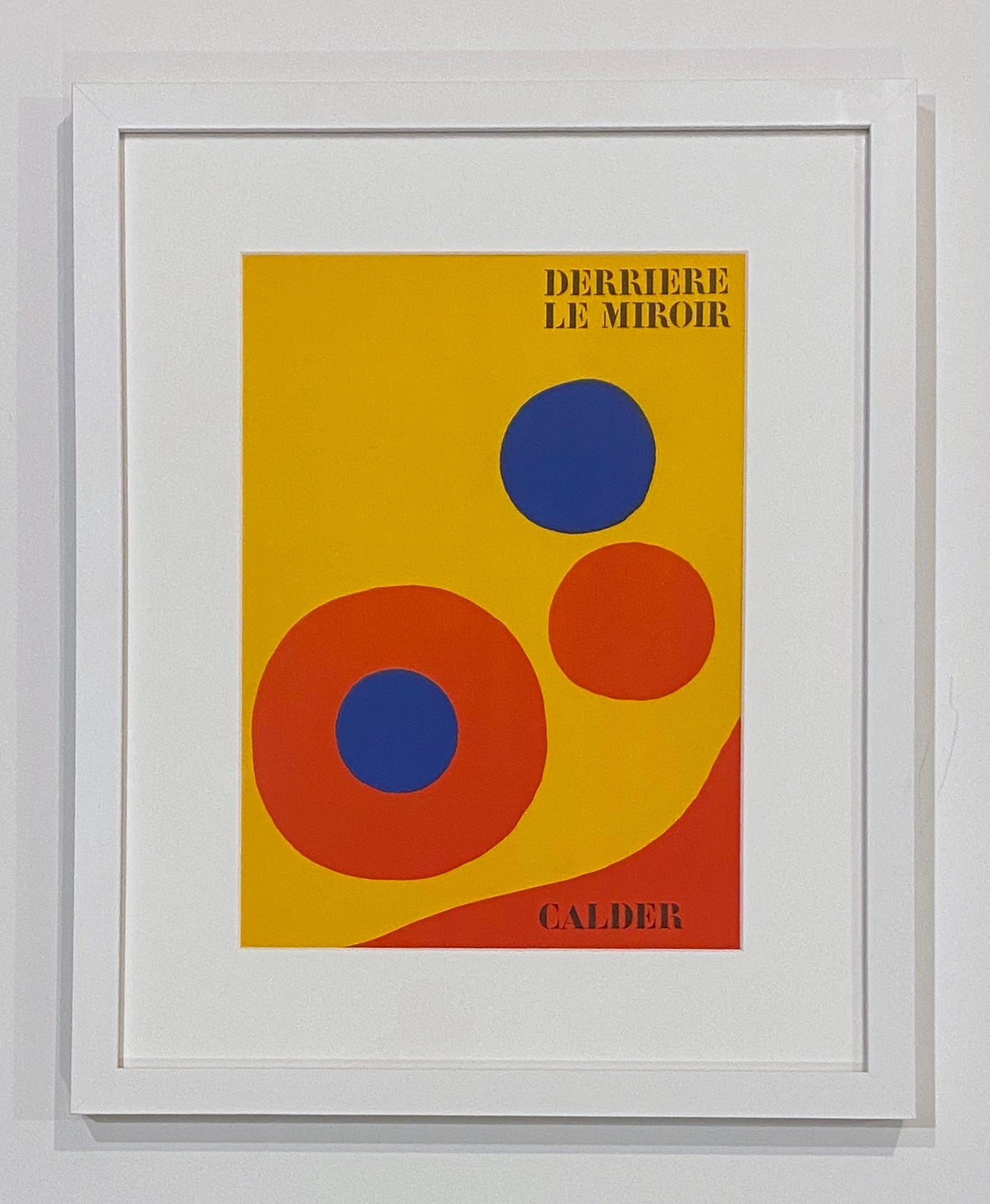 Alexander Calder Cover (Derriere le Miroir #201) 1973