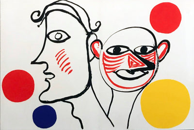 Alexander Calder Derriere le Miroir #221 1975