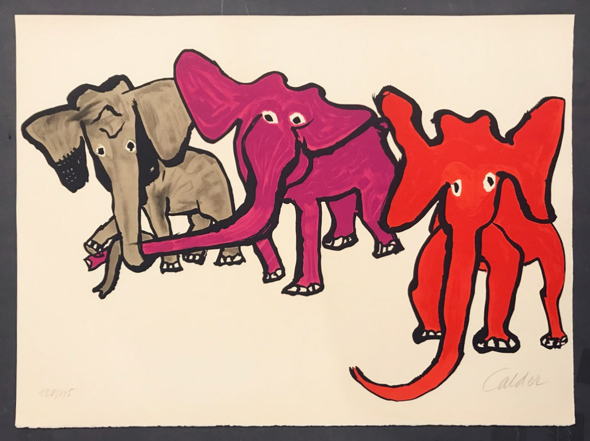 Alexander Calder Elephants 1976