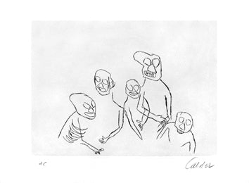 Alexander Calder Five Figures 1974