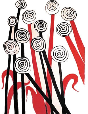 Alexander Calder Les Fleurs 1974