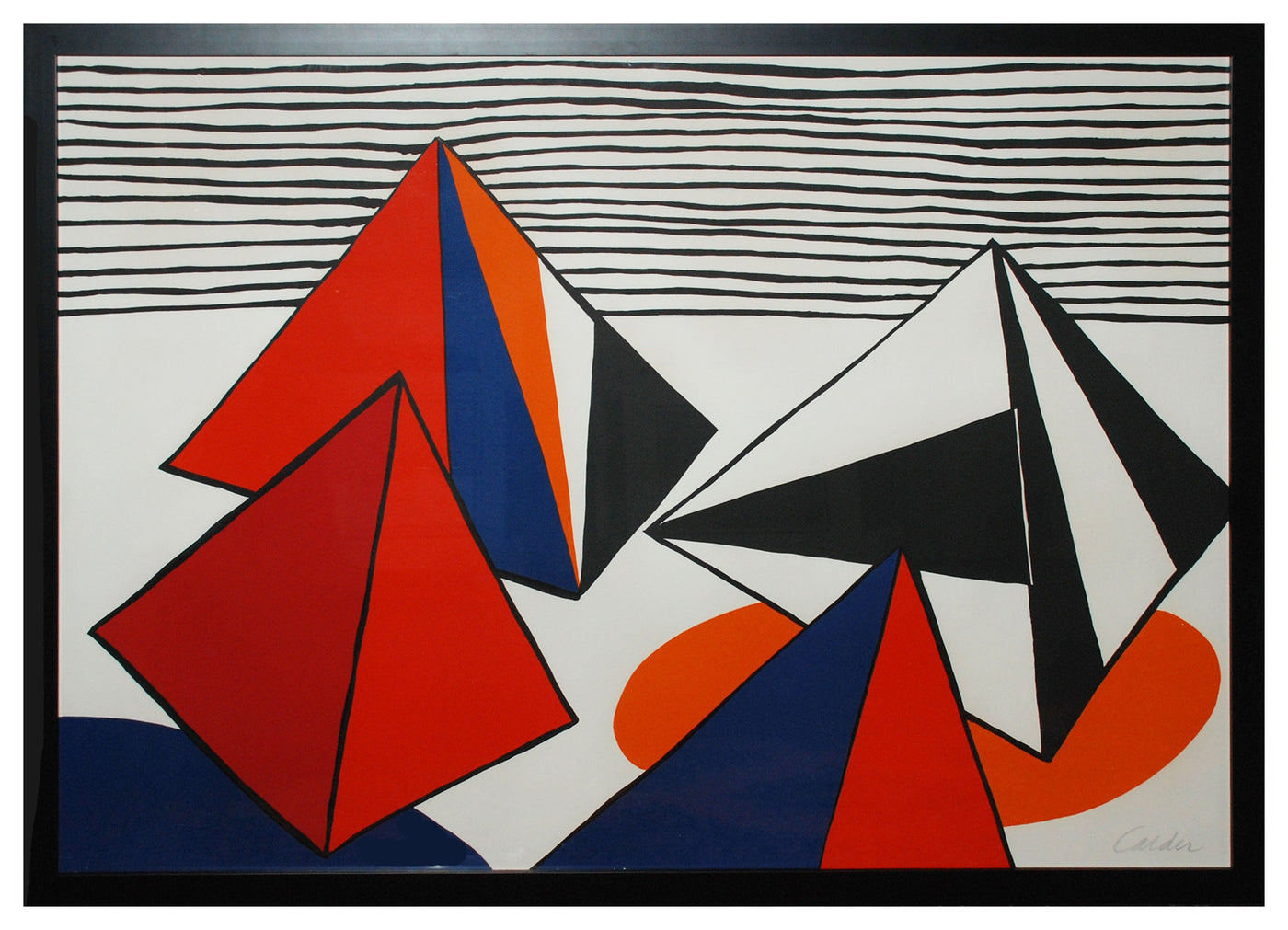 Alexander Calder Les Grandes Pyramides 1975