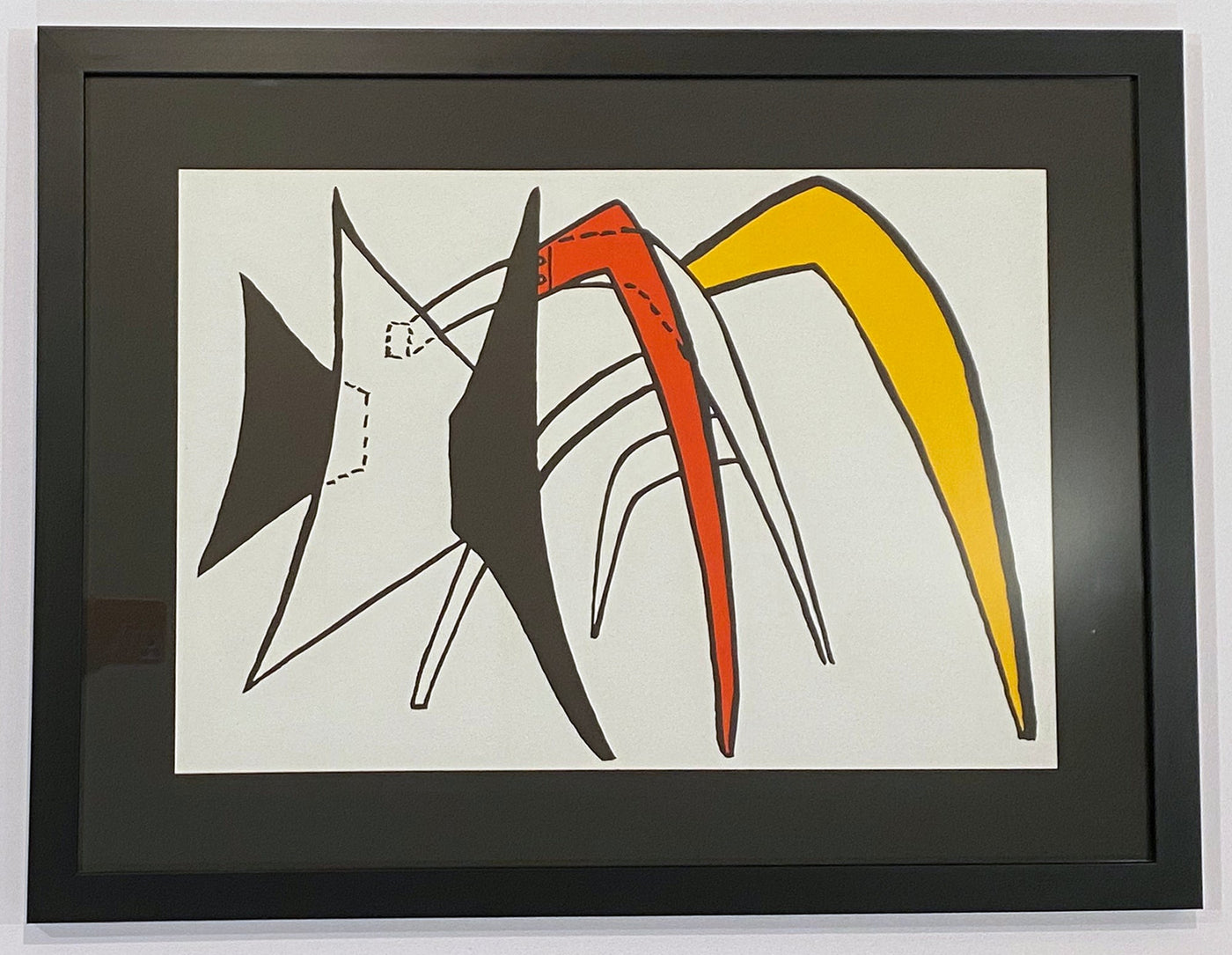 Alexander Calder Plate 5 Derriere le Miroir #141 Stabiles 1963