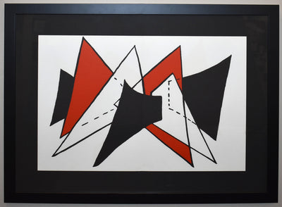 Alexander Calder Plate 6 Derriere le Miroir #141 Stabiles 1963