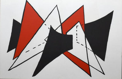 Alexander Calder Plate 6 Derriere le Miroir #141 Stabiles 1963