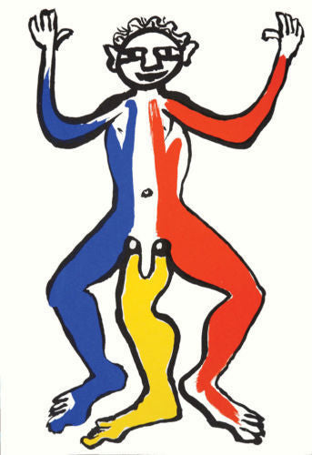 Alexander Calder Plate 7 (Derriere le Miroir # 212) 1975