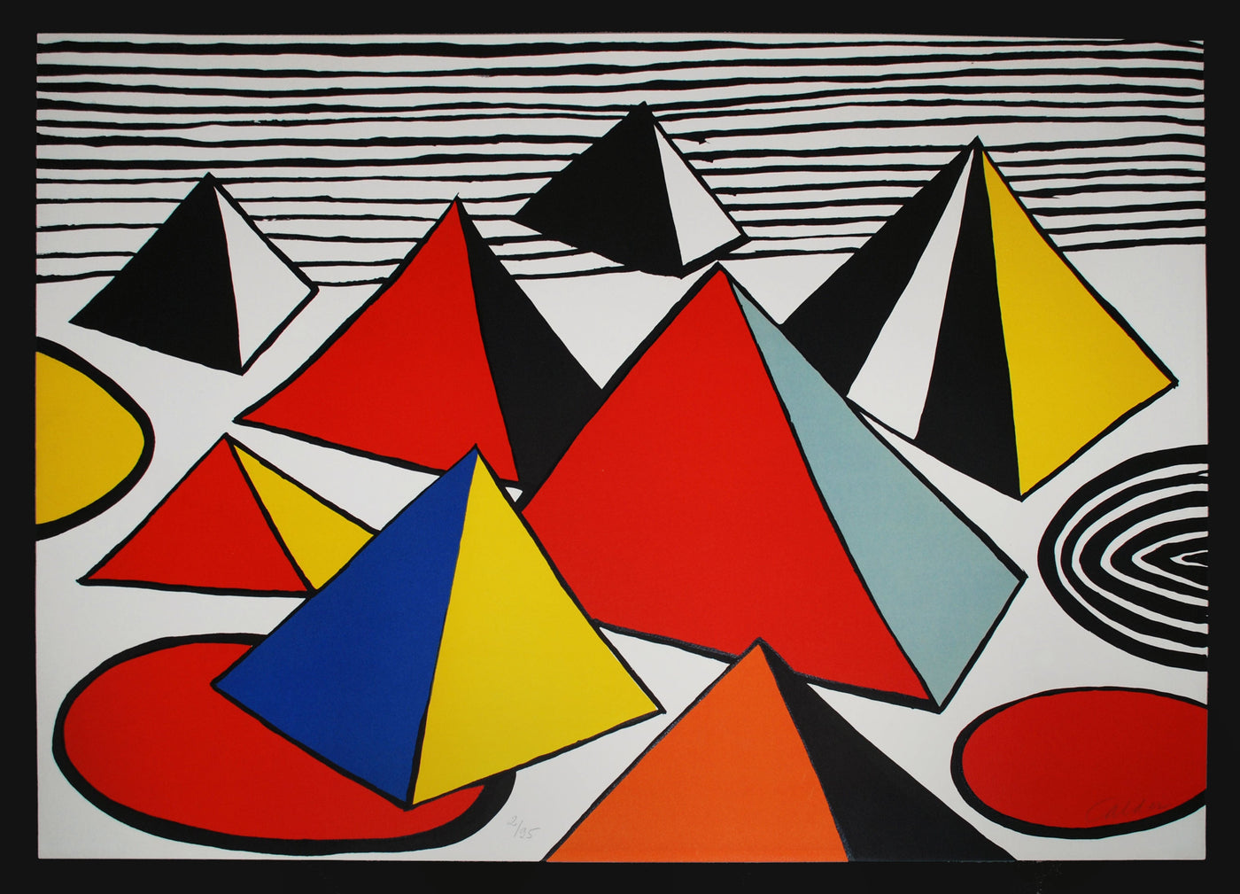 Alexander Calder Pyramids 1970