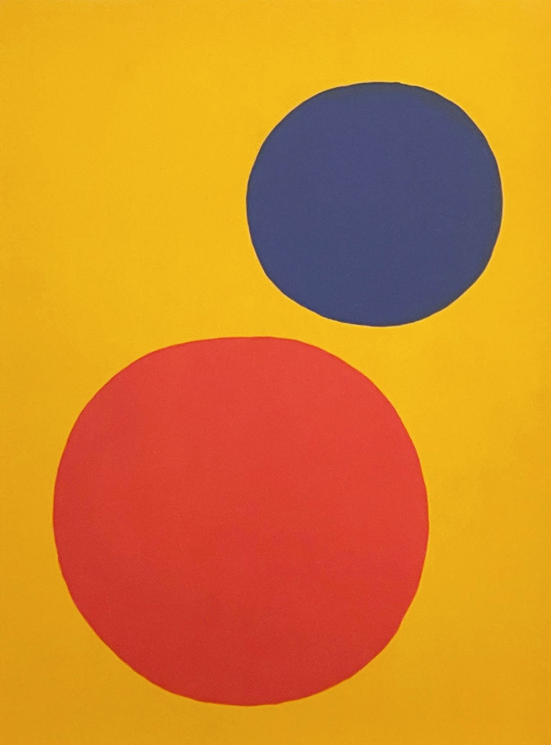 Alexander Calder Red and Blue Spheres (Derriere le Miroir #201) 1973