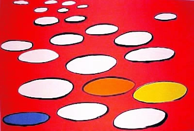 Alexander Calder Soucoues Blanches 1969