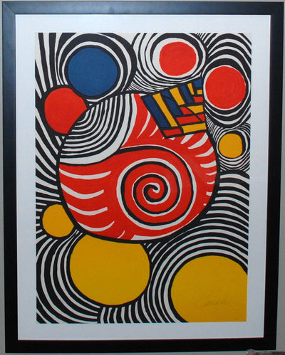 Alexander Calder Spirales et Pyramides 1970