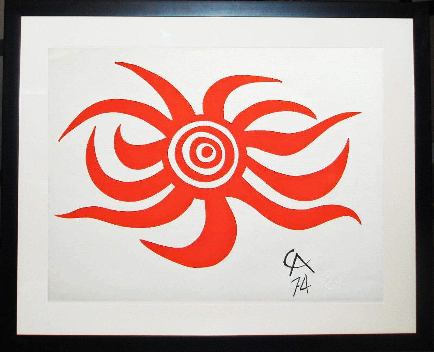Alexander Calder Sunburst 1974