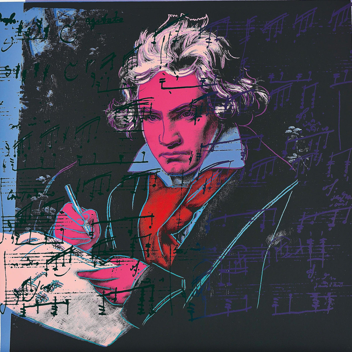 Andy Warhol Beethoven (Feldman II.392) 1987