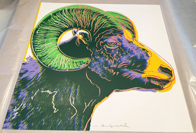 Andy Warhol Bighorn Ram (Feldman II.302) 1983