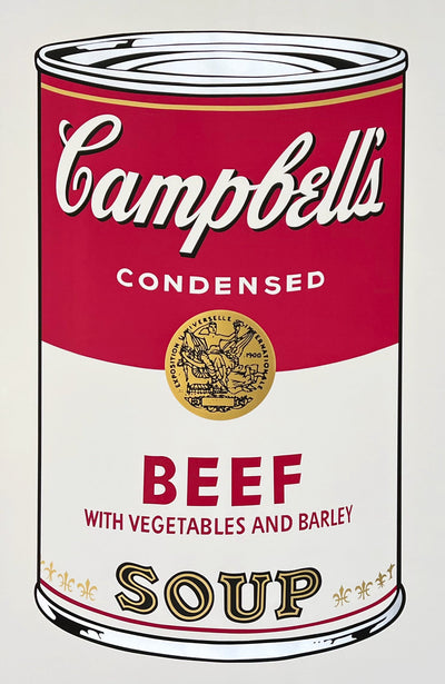 Andy Warhol Campbell's Soup I: Beef (Feldman II.49) 1968
