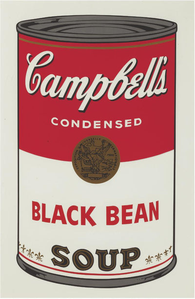 Andy Warhol Campbell's Soup I: Black Bean (Feldman II.44) 1968