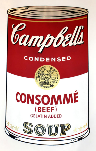 Andy Warhol Campbell's Soup I: Consomme (Feldman II.52) 1968