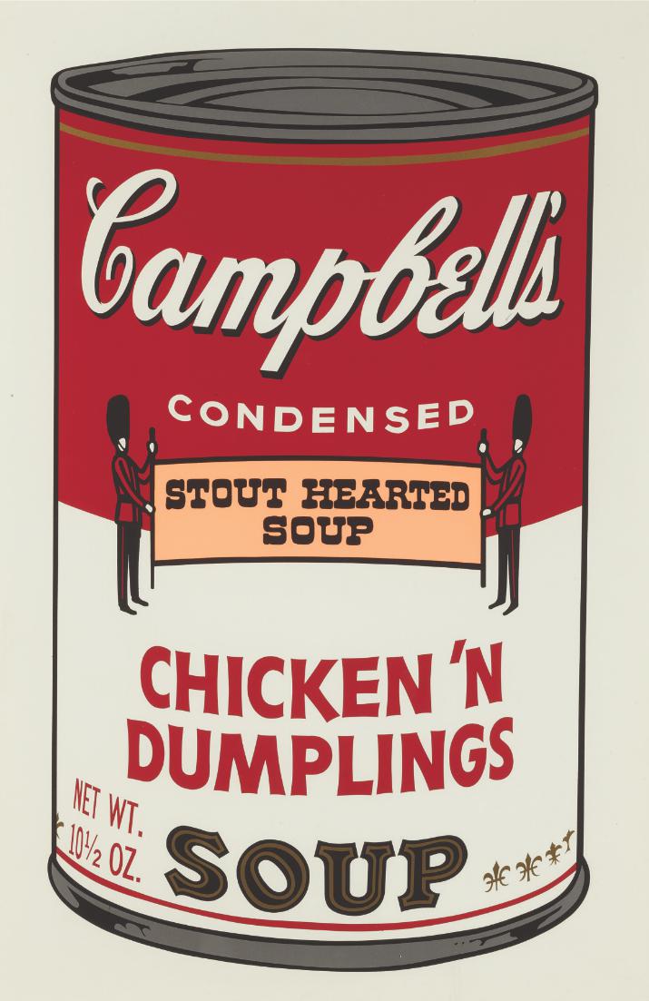 Andy Warhol Campbell's Soup II: Chicken 'n Dumplings (Feldman II.58) 1969