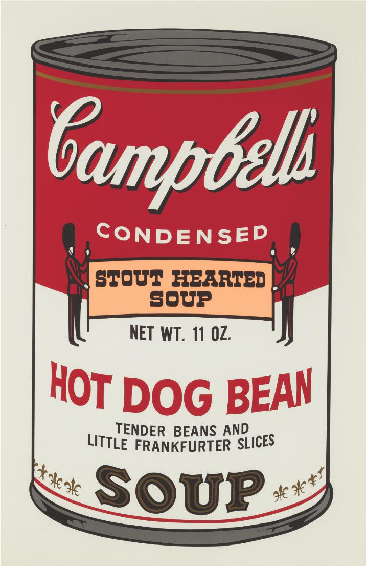 Andy Warhol Campbell's Soup II: Hot Dog Bean (Feldman II.59) 1969