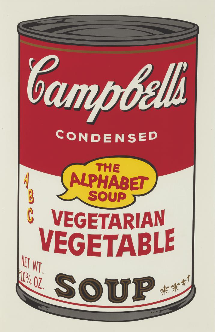 Andy Warhol Campbell's Soup II: Vegetarian Vegetable (Feldman II.56) 1969