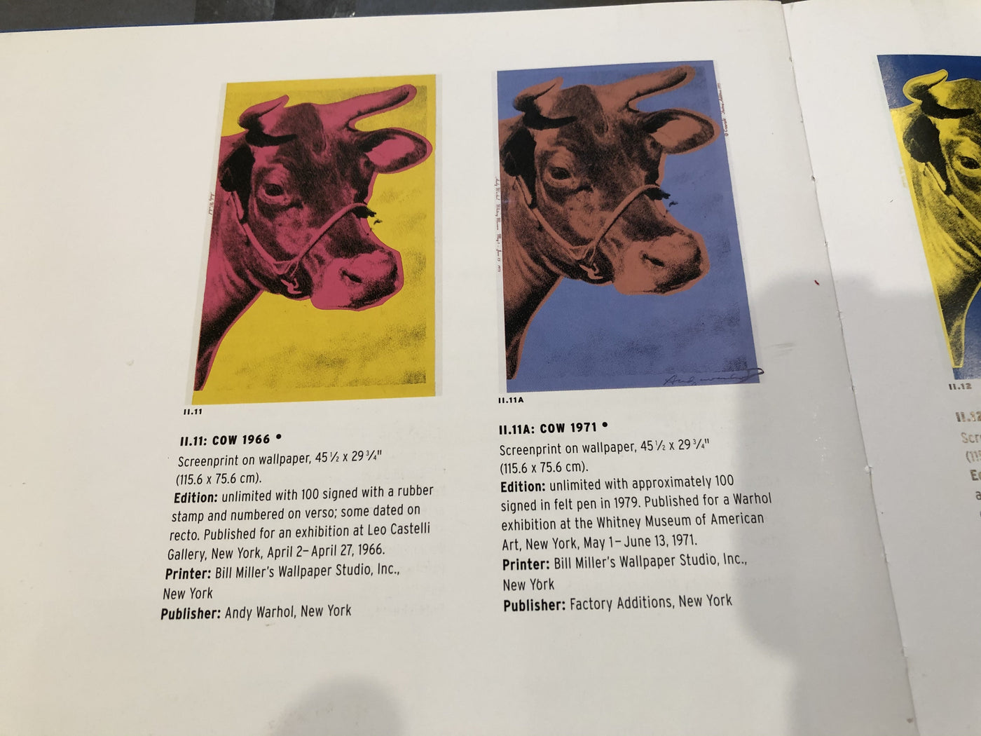 Andy Warhol Cow 1971 (Feldman II.11A) 1971