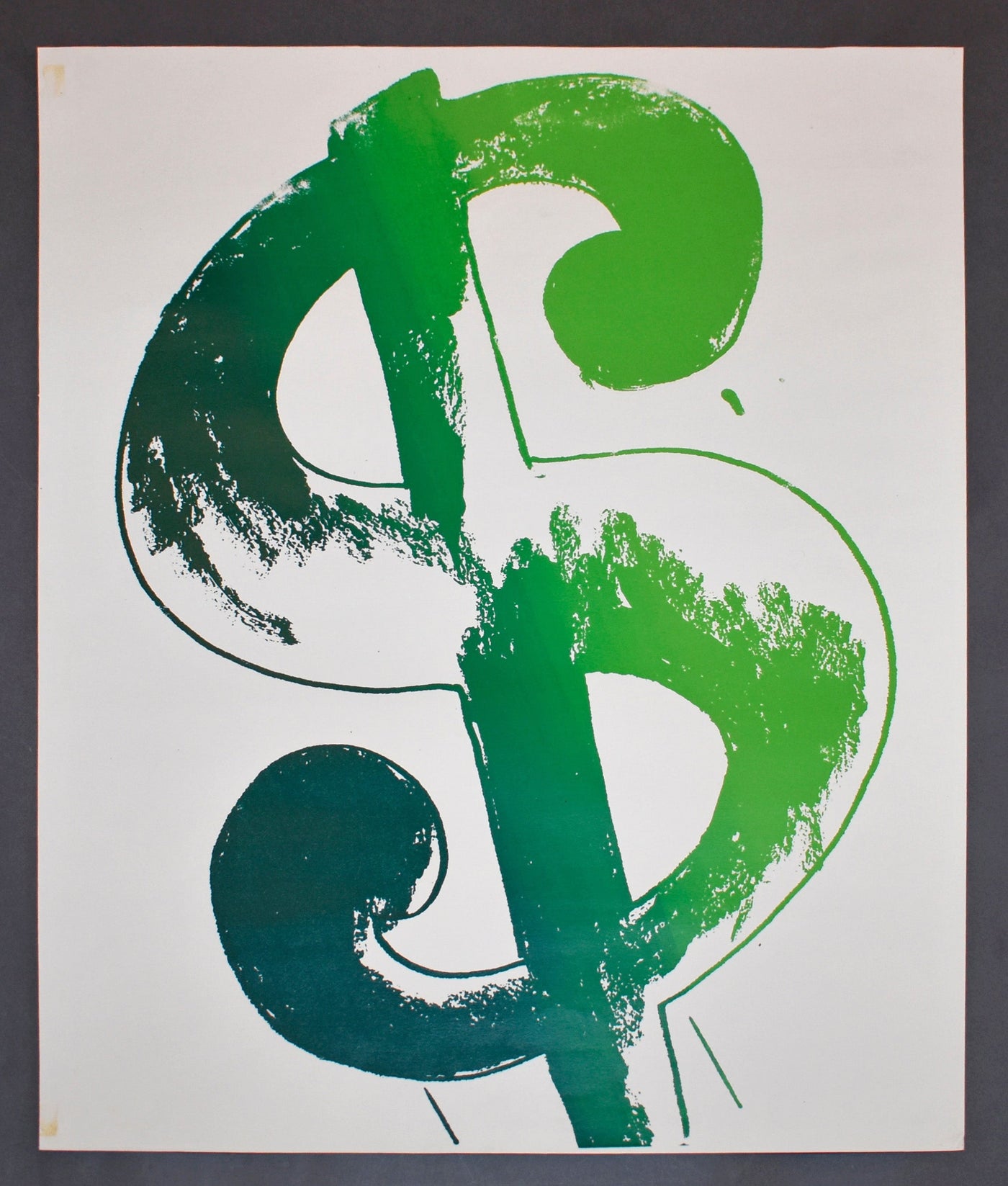 Andy Warhol Dollar Sign 1981