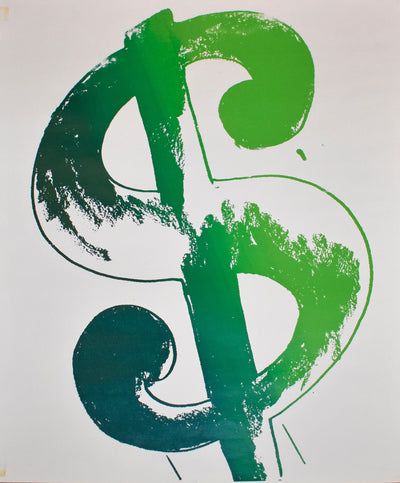 Andy Warhol Dollar Sign 1981