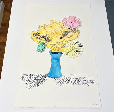 Andy Warhol Flowers (Hand-Colored) (Feldman II.113) 1974