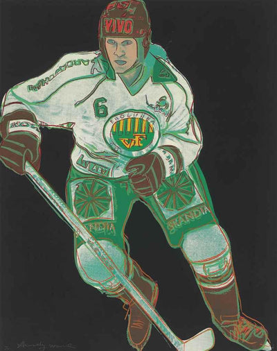 Andy Warhol Frolunda Hockey Player (Feldman II.366) 1986