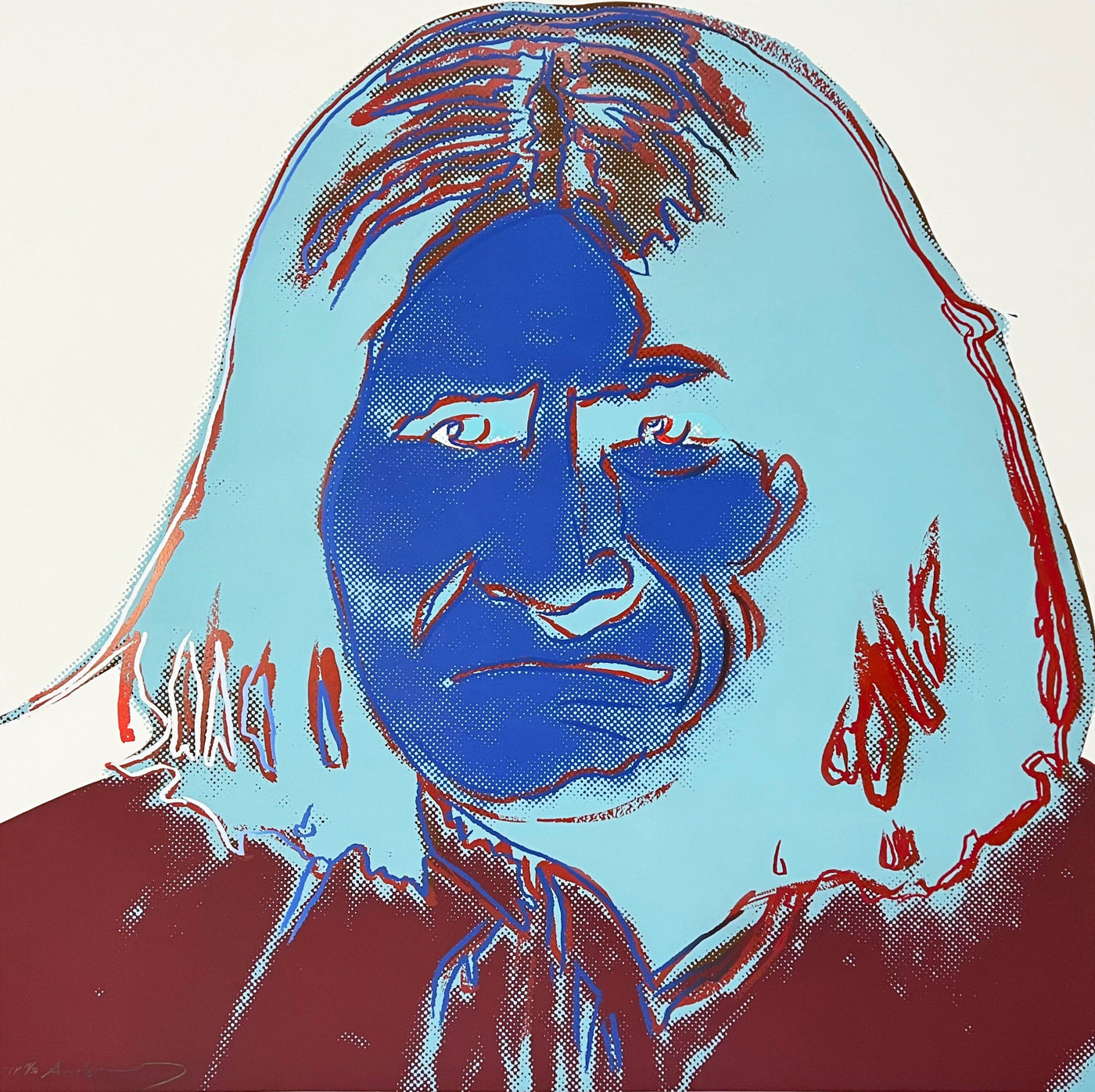 Andy Warhol Geronimo (Feldman 2B.384) 1986