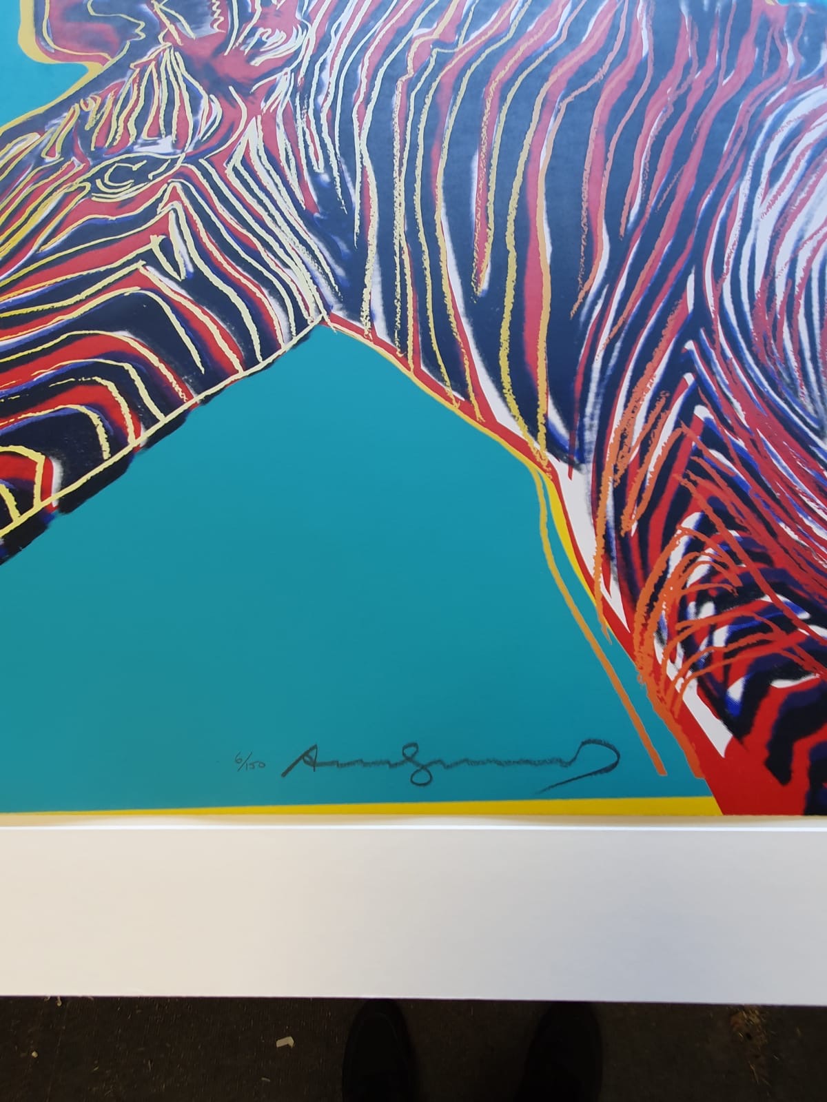 Andy Warhol Grevy's Zebra (Feldman II.300) 1983