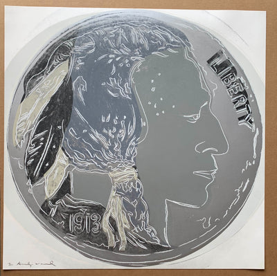 Andy Warhol Indian Head Nickel (Feldman II.385) 1986
