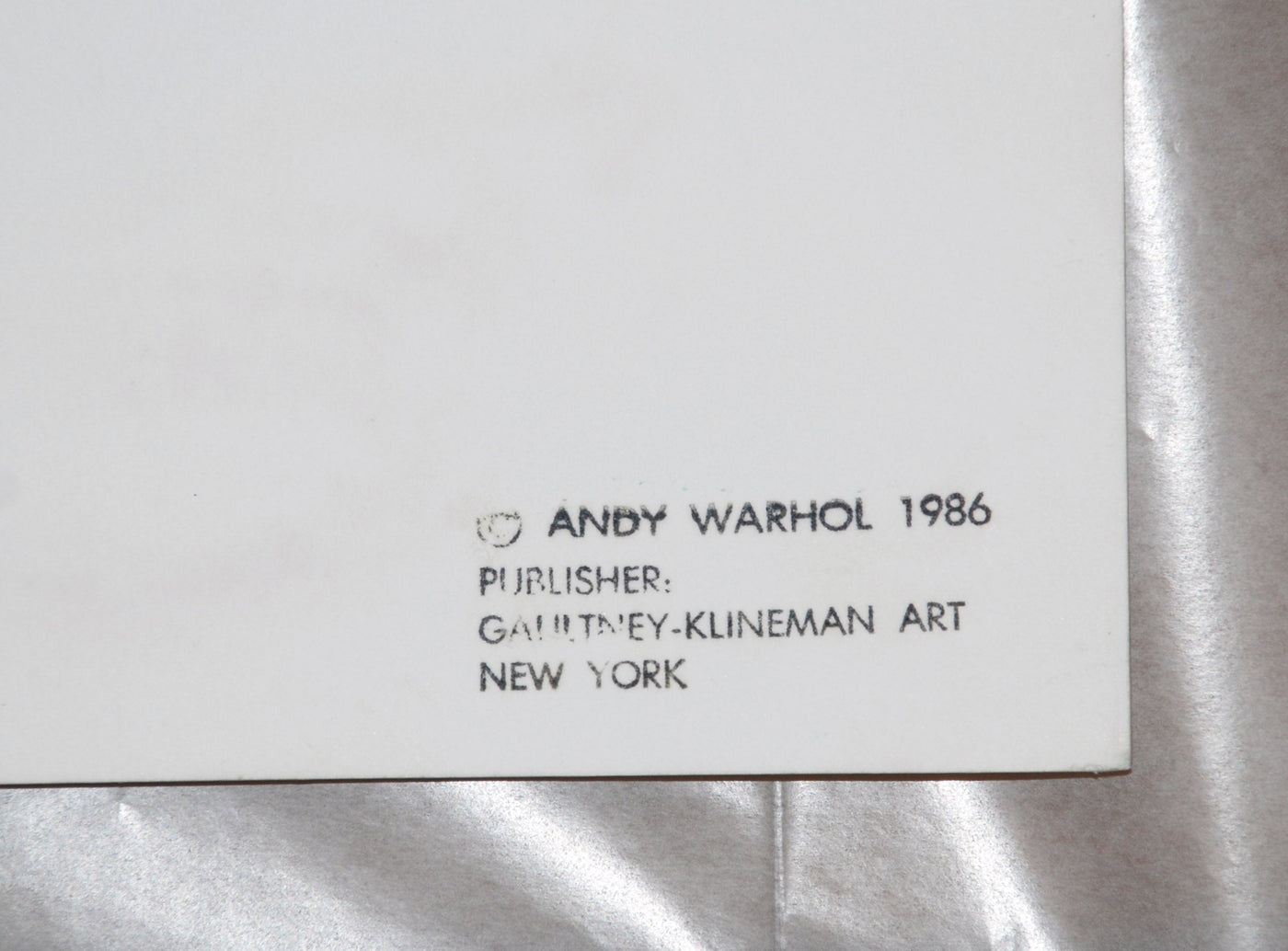 Andy Warhol Kachina Dolls (Feldman II.381) 1986