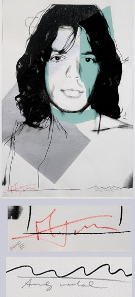 Andy Warhol Mick Jagger (Feldman II.138) 1975
