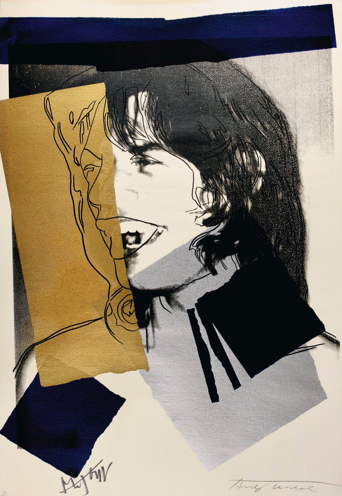 Andy Warhol Mick Jagger (Feldman II.142) 1975 – Georgetown Frame Shoppe