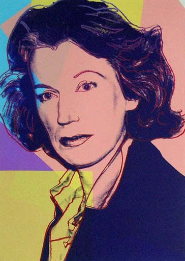 Andy Warhol Mildred Scheel (diptych) (Feldman II.239) 1980