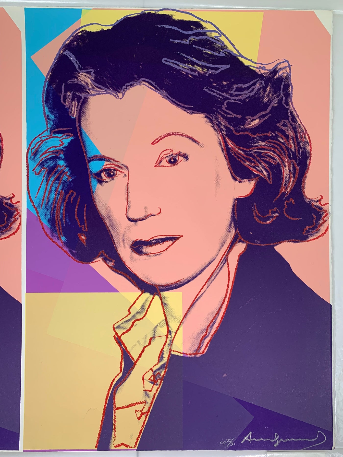 Andy Warhol Mildred Scheel (diptych) (Feldman II.239) 1980