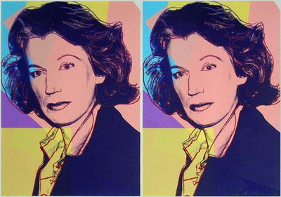 Andy Warhol Mildred Scheel (diptych) (Feldman II.239) 1980