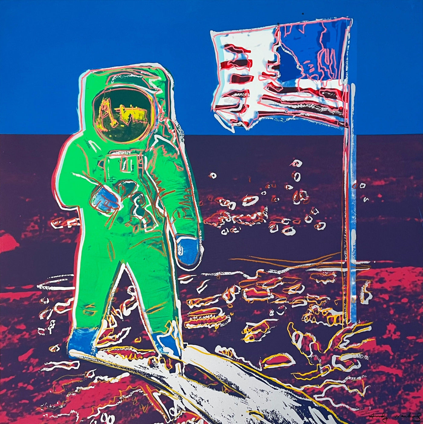 Andy Warhol Moonwalk (Trial Proof) (Feldman IIB.404-405) 1987