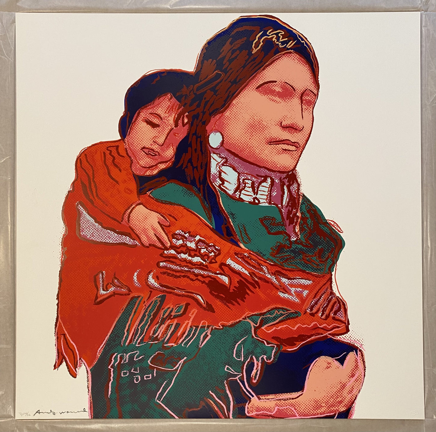 Andy Warhol Mother and Child (trial proof) (Feldman IIB.383) 1986