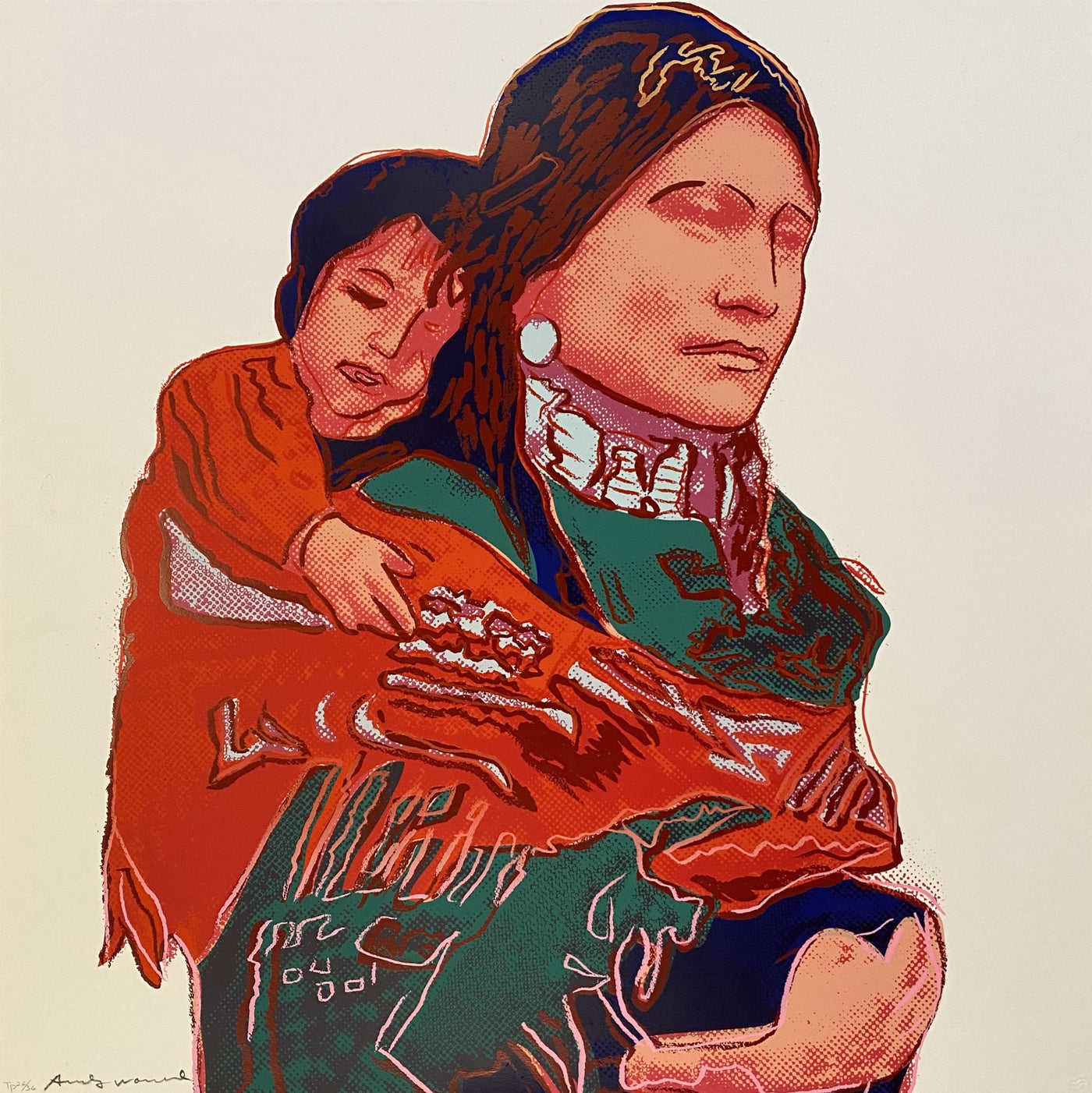 Andy Warhol Mother and Child (trial proof) (Feldman IIB.383) 1986