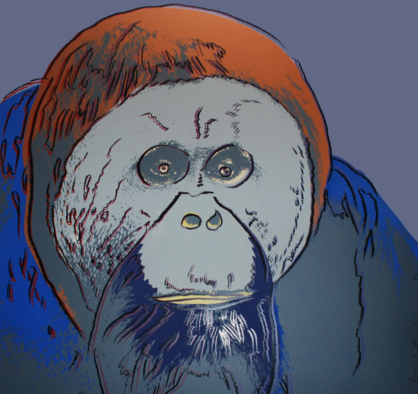 Andy Warhol Orangutan (proof) (Feldman IIB.299) 1983