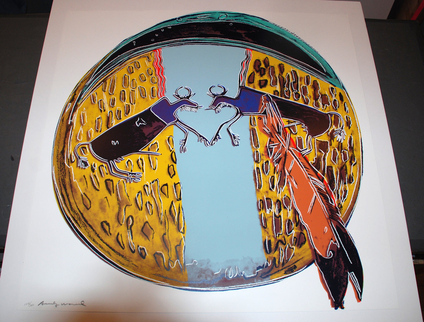 Andy Warhol Plains Indian Shield (Feldman II.382) 1986