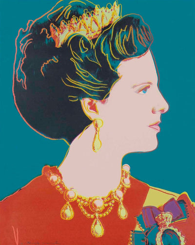 Andy Warhol Queen Margrethe II of Denmark (Feldman II.343) 1985