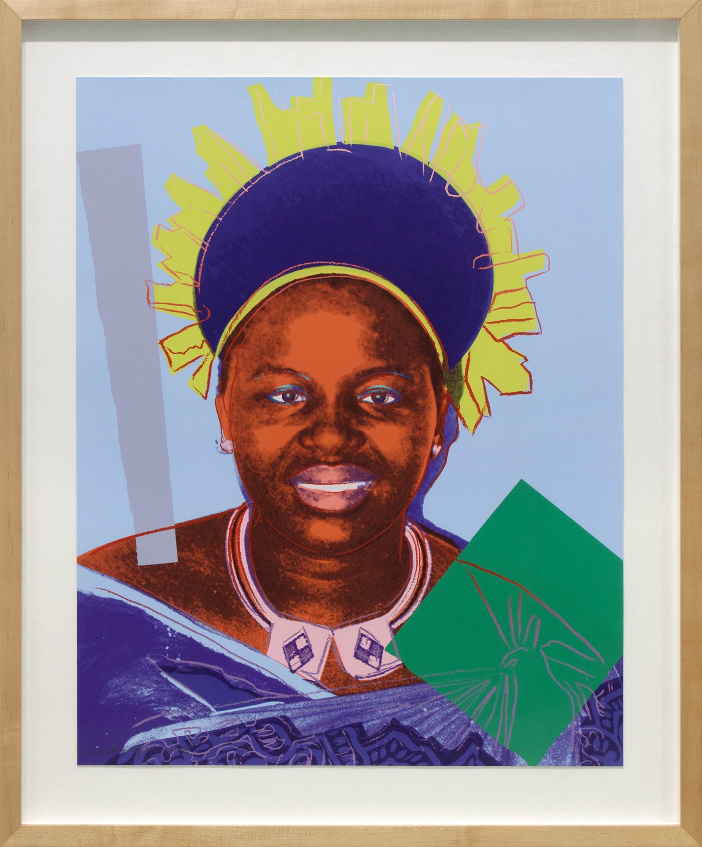Andy Warhol Queen Ntombi Twala of Swaziland (Feldman II.347) 1985