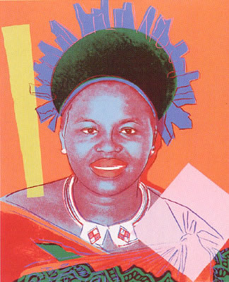 Andy Warhol Queen Ntombi Twala of Swaziland (Feldman II.346) 1985
